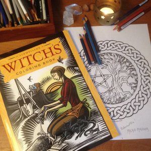 Witch's Coloring Book